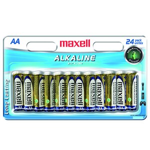 Maxell LR6 723473 Battery - For Flashlight, Tool, Toy, Smoke Alarm - AA - 24 / Pack
