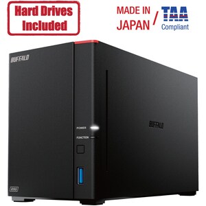 Buffalo LinkStation SoHo 720DB 4TB Hard Drives Included (2 x 2TB, 2 Bay) - Hexa-core (6 Core) 1.30 GHz - 2 x HDD Supported