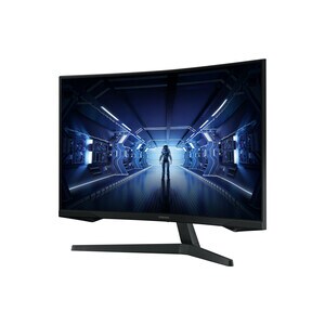 Samsung Odyssey G5 C34G55TWWR 86.4 cm (34") UW-QHD Curved Screen Gaming LCD Monitor - 21:9 - Black - 34" Class - Vertical 