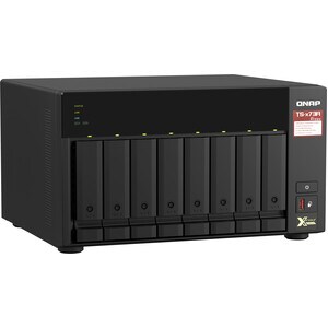 QNAP TS-873A-8G 8 x Total Bays NAS Storage System - 5 GB Flash Memory Capacity - AMD Ryzen V1500B Quad-core (4 Core) 2.20 