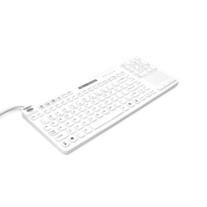 Man & Machine Really Cool Touch Keyboard - Cable Connectivity - USB Interface - Computer, Workstation - TouchPad - Mac, PC