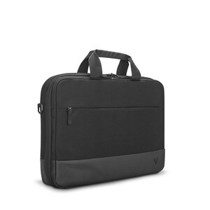 V7 Professional CCP17-ECO-BLK Carrying Case (Briefcase) for 43.2 cm (17") to 43.9 cm (17.3") Notebook - Black - Water Resi