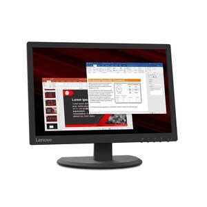 Lenovo ThinkVision E20-20 19.5" WXGA+ WLED LCD Monitor - 16:10 - Raven Black - 20" Class - In-plane Switching (IPS) Techno