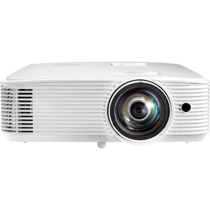 Optoma W309ST 3D Short Throw DLP Projector - 16:10 - Ceiling Mountable, Wall Mountable - White - 1280 x 800 - Front, Rear,