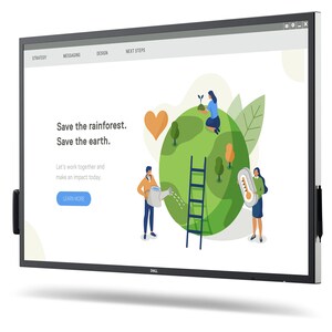 Dell Interactive C5522QT 139.7 cm (55") LCD Touchscreen Monitor - 16:9 - 1397 mm Class - 3840 x 2160 - 4K - In-plane Switc