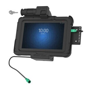 GDS Key Locking Powered Dock for Zebra ET5x 8.3" & 8.4" Series - for Tablet PC - Rugged - Pogo Pin - Black - Wired