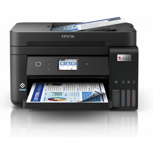 Epson EcoTank L6290 Wireless Inkjet Multifunction Printer - Colour - Black - Copier/Fax/Printer/Scanner - 33 ppm Mono/20 p