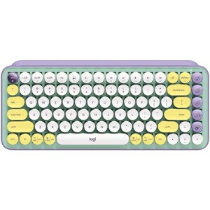 Logitech POP Keys Wireless Mechanical Keyboard with Customizable Emoji Keys - Wireless Connectivity - Bluetooth - 32.81 ft