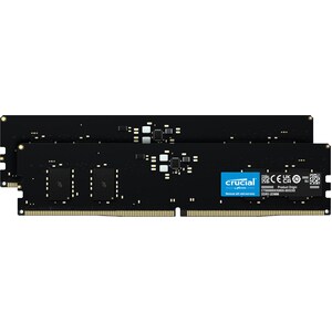 Crucial 16GB (2 x 8GB) DDR5 SDRAM Memory Kit - For Motherboard, Desktop PC - 16 GB (2 x 8GB) - DDR5-4800/PC5-38400 DDR5 SD