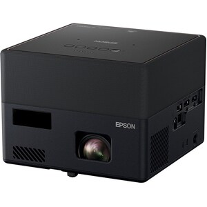 Epson EpiqVision Mini EF12 3LCD Projector - 16:9 - Portable - Black - Refurbished - Yes - 1920 x 1080 - Front - 20000 Hour