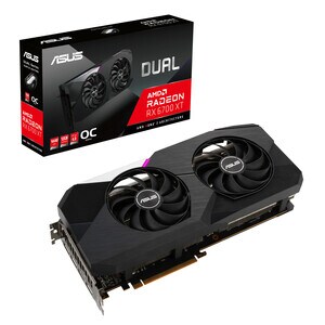 Asus AMD Radeon RX 6700 XT Graphic Card - 12 GB GDDR6 - 2.49 GHz Game Clock - 2.62 GHz Boost Clock - 192 bit Bus Width - P