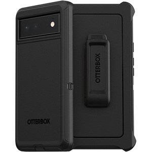 OtterBox Defender Rugged Carrying Case (Holster) Google Pixel 6 Smartphone - Black - Drop Resistant, Dirt Resistant, Dust 