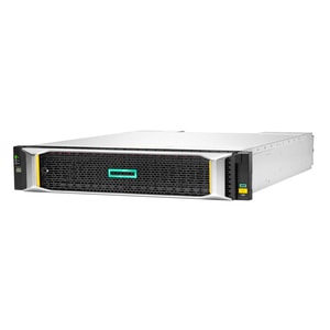 HPE 2060 24 x Total Bays SAN Storage System - 2U Rack-mountable - 0 x HDD Installed - 8 iSCSI Ports - 8 x RJ-45 - 10 Gigab