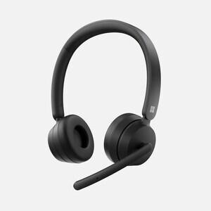 Microsoft Modern Wireless On-ear Stereo Headset - Binaural - Ear-cup - Noise Reduction Microphone - USB