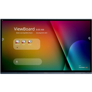 ViewSonic ViewBoard IFP7562 Collaboration Display - 74.5" LCD - ARM Cortex A73 1.20 GHz - 3 GB - Projected Capacitive - To