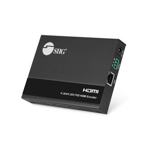 SIIG 1080p HDMI Video H.264 H.265 IPTV Encoder with Loopout - Supports RTSP / HLS / RTMP (S) / RTP / UDP Protocols - Suppo