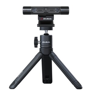 AVerMedia DualCam PW313D Video Conferencing Camera - 5 Megapixel - 30 fps - Black - USB 2.0 - 1 Pack(s) - TAA Compliant - 