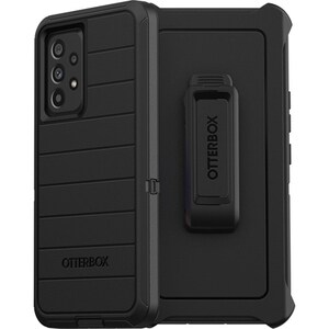 OtterBox Defender Rugged Carrying Case (Holster) Samsung Galaxy A53 5G Smartphone - Black - Drop Resistant, Dirt Resistant