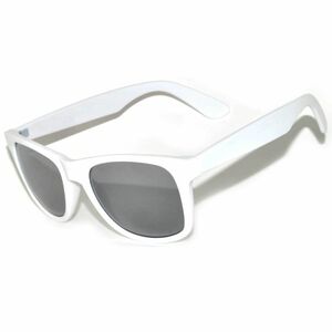 4XEM Branded UV Sunglasses White - Standard - White Frame - Unisex