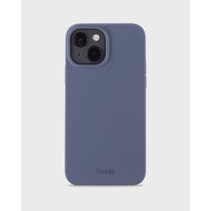 Holdit Case for Apple iPhone 14 Smartphone - Pacific Blue - Velvety, Smooth, Soft-touch - Silicone