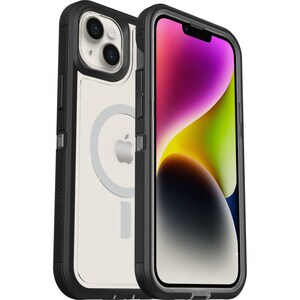 OtterBox Rugged Carrying Case Apple iPhone 14 Plus Smartphone - Black Crystal (Clear/Black) - Dirt Resistant, Drop Resista