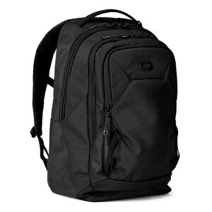Ogio Carrying Case (Backpack) for 17" Notebook - Black - Water Resistant - 1680D Ballistic Fabric, 420D Ripstop Body - Sho