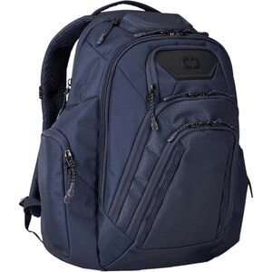 Ogio Gambit Pro Carrying Case (Backpack) for 17" Notebook - Navy - Water Resistant - 1680D Ballistic Fabric, 600D Ripstop,