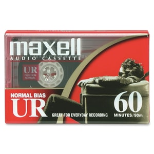Maxell UR Type I Audio Cassette - 1 x 60 Minute - Normal Bias
