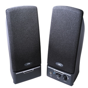Cyber Acoustics CA-2014rb 2.0 Speaker System - 4 W RMS - Black - 85 Hz to 18 kHz