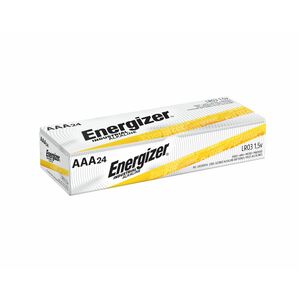 Energizer Industrial Alkaline AAA Batteries, 24 pack - For Multipurpose - AAA - 1.5 V DC - 1250 mAh - Alkaline - 24 / Box
