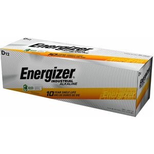 Energizer Industrial Alkaline D Batteries - For Multipurpose - D - 2050 mAh - 1.5 V DC - 12 / Box