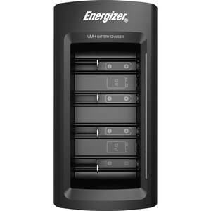 Energizer Recharge Universal Charger for NiMH Rechargeable AA, AAA, C, D, and 9V Batteries - 12 V DC Input