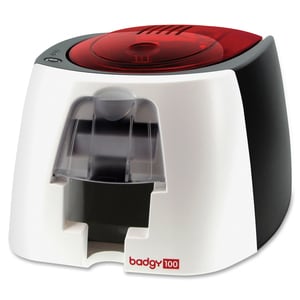 Evolis Badgy100 Plastic ID Card Solution With ID Software For Tamper Proof Professional Custom ID's On Demand With Small B