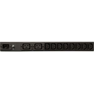 Tripp Lite PDU 1.6-3.8kW Single-Phase 100-240V Basic PDU 14 Outlets (12 C13 & 2 C19) C20 with L6-20P Adapter 12 ft. (3.66 