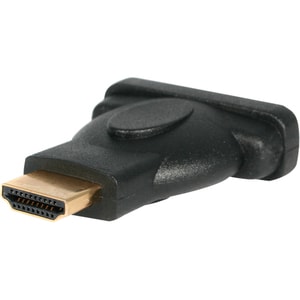 StarTech.com HDMI to DVI-D Video Cable Adapter - 1x HDMI (M), 1x DVI-D (F), Black - Gold-Plated Connectors - 1 x HDMI Male