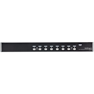 StarTech.com 8 Port 1U Rackmount USB KVM Switch Kit with OSD and Cables - 8 Computer(s) - 1 Local User(s) - 1920 x 1440 - 
