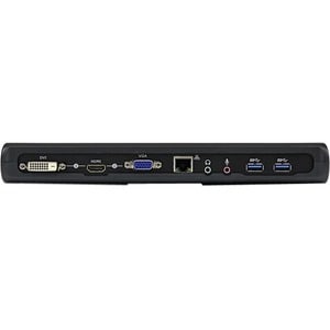 StarTech.com USB 3.0 Docking Station - Dual Monitor HDMI / DVI / VGA - Ethernet - Audio - Universal Docking Station - USB 