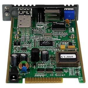 StarTech.com Gigabit Ethernet Fiber Media Converter Card Module w/ Open SFP Slot - Fiber to Ethernet Converter - Ethernet 