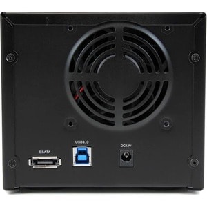 StarTech.com Caja USB 3.0 con UASP y eSATA de Discos Duros con 2 Bahías SATA III Hot-Swap de 3,5 Pulgadas sin Bandeja - 8 