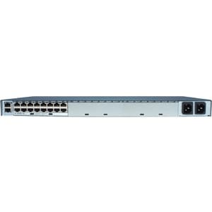 Lantronix SLC 8000 Advanced Console Manager, RJ45 16-Port, AC-Dual Supply - 2 x Network (RJ-45) - 2 x USB - 16 x Serial Po