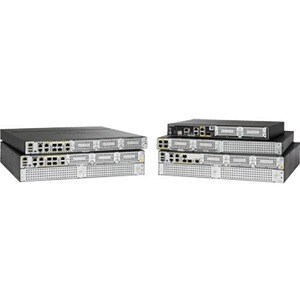 Cisco 4331 Router - 3 Ports - 3 RJ-45 Port(s) - Management Port - 6 - 4 GB - Gigabit Ethernet - 1U - Rack-mountable, Wall 