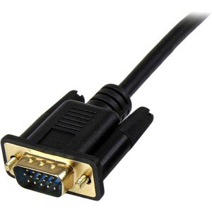 StarTech.com Cable de 3 metros Conversor Activo de Vídeo DVI a VGA - Adaptador DVI-D a VGA con Cable - Extremo prinicpal: 