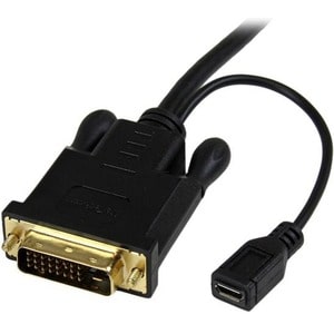 StarTech.com 91cm DVI to VGA Active Converter Cable - DVI-D to VGA Adapter - Digital DVI to Analog VGA w/ built-in 3ft Cab