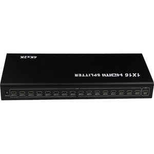 4XEM 16 Port HDMI 4K Splitter - 340 MHz to 340 MHz - 1 x HDMI In - 16 x HDMI Out