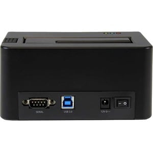 StarTech.com Base Dock USB 3.0 Borrador para Discos de 2,5" y 3,5" SATA - 1 x HDD admitido - 1 x SSD admitido - 1 x Bahía 