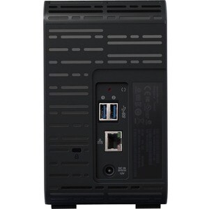 WD My Cloud EX2 WDBVBZ0080JCH-EESN 2 x Total Bays NAS Storage System - Marvell 1.20 GHz - 512 MB RAM Tower - RAID Supporte
