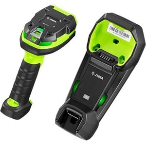 Zebra DS3608-SR Barcode Scanner Kit - Cable Connectivity - 59.06" Scan Distance - 1D, 2D - Imager - USB - Industrial Green