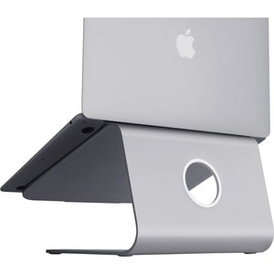 Rain Design mStand Laptop Stand - Space Grey - 5.9" Height x 10" Width x 9.3" Depth - Desktop - Aluminum - Space Gray