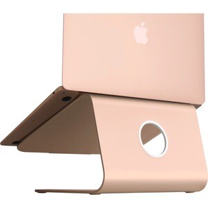 Rain Design mStand Laptop Stand - Gold - 5.9" Height x 10" Width x 9.3" Depth - Desktop - Aluminum - Gold - TAA Compliant