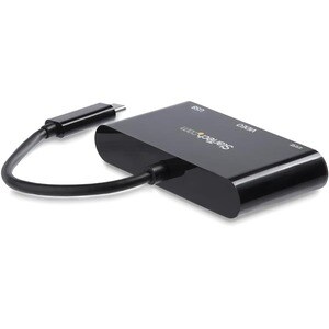 StarTech.com Adaptador Multifunción de Viajes USB-C a VGA con Entrega de Potencia (Power Delivery) y Puerto USB-A - Mini D